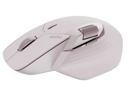 Rapoo MT760M Vezeték nélküli optikai egér, 2,4GHz + Bluetooth, pink (226041)